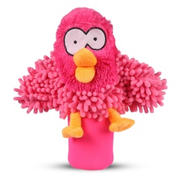 COOCKOO Oohoo Bottle Squeaker – zabawka dla psa z piszczałką, różowa