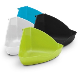 EBI – narożna toaleta do klatki 15cm, mix kolorów - Cage Corner Toilette with Mounting