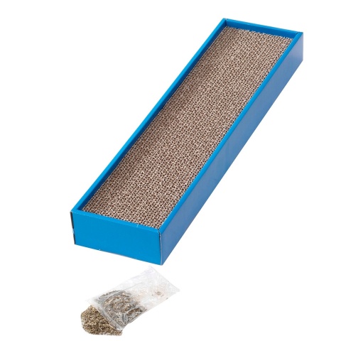 EBI drapak kartonowy z kocimiętką dla kota - Scratcher Cardboard with Catnip