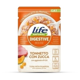 Life Natural Digestive – mus dla kota z tuńczykiem i dynią, 70g